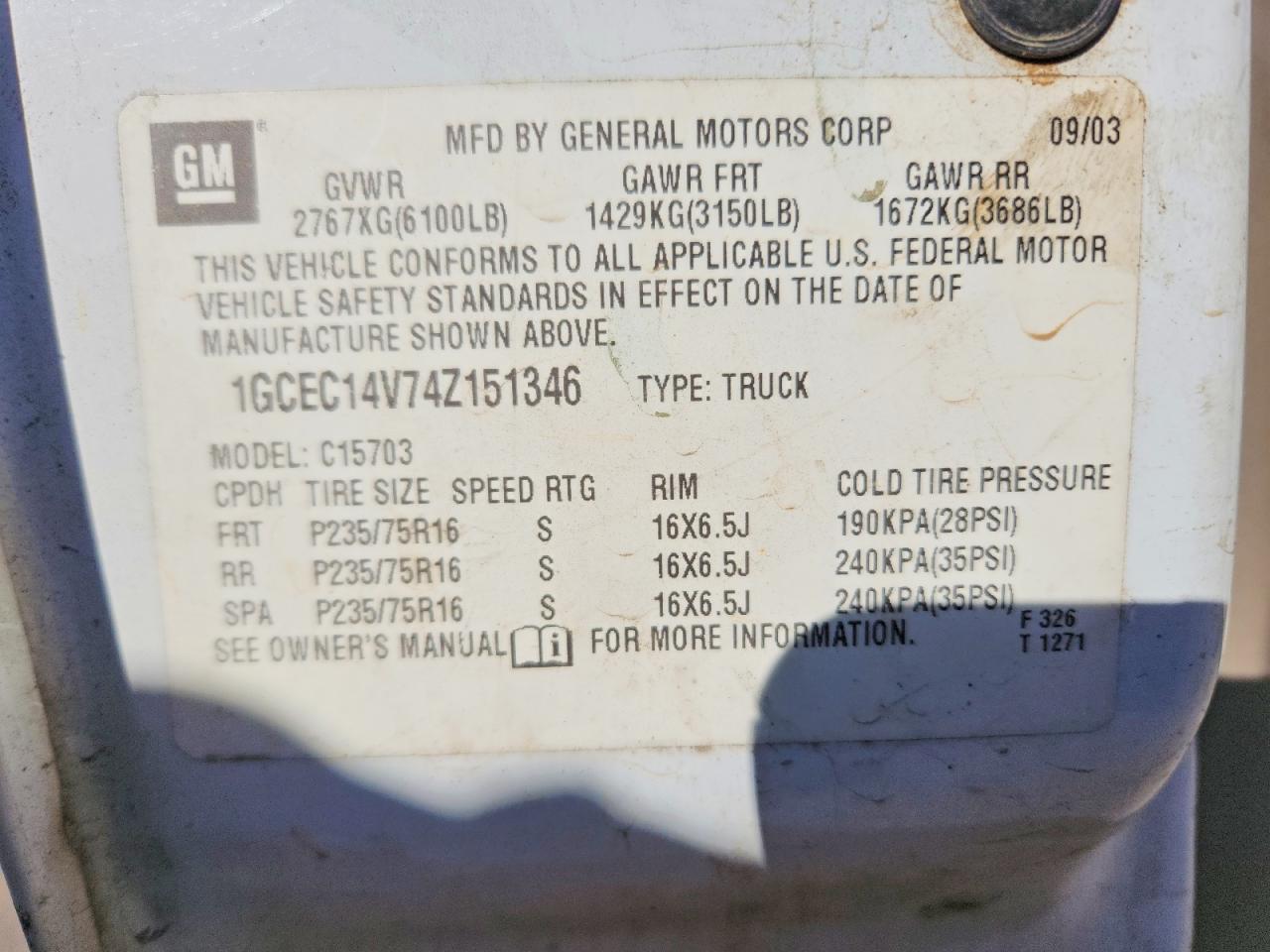 2004 Chevrolet Silverado C1500