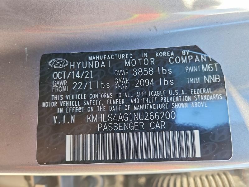 2022 Hyundai Elantra sel