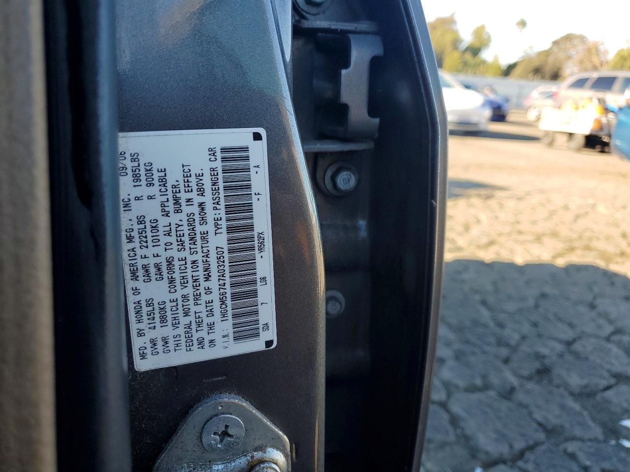 2007 Honda Accord ex