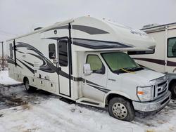 Salvage trucks for sale at Montreal Est, QC auction: 2019 Ford Econoline E450 Super Duty Cutaway Van