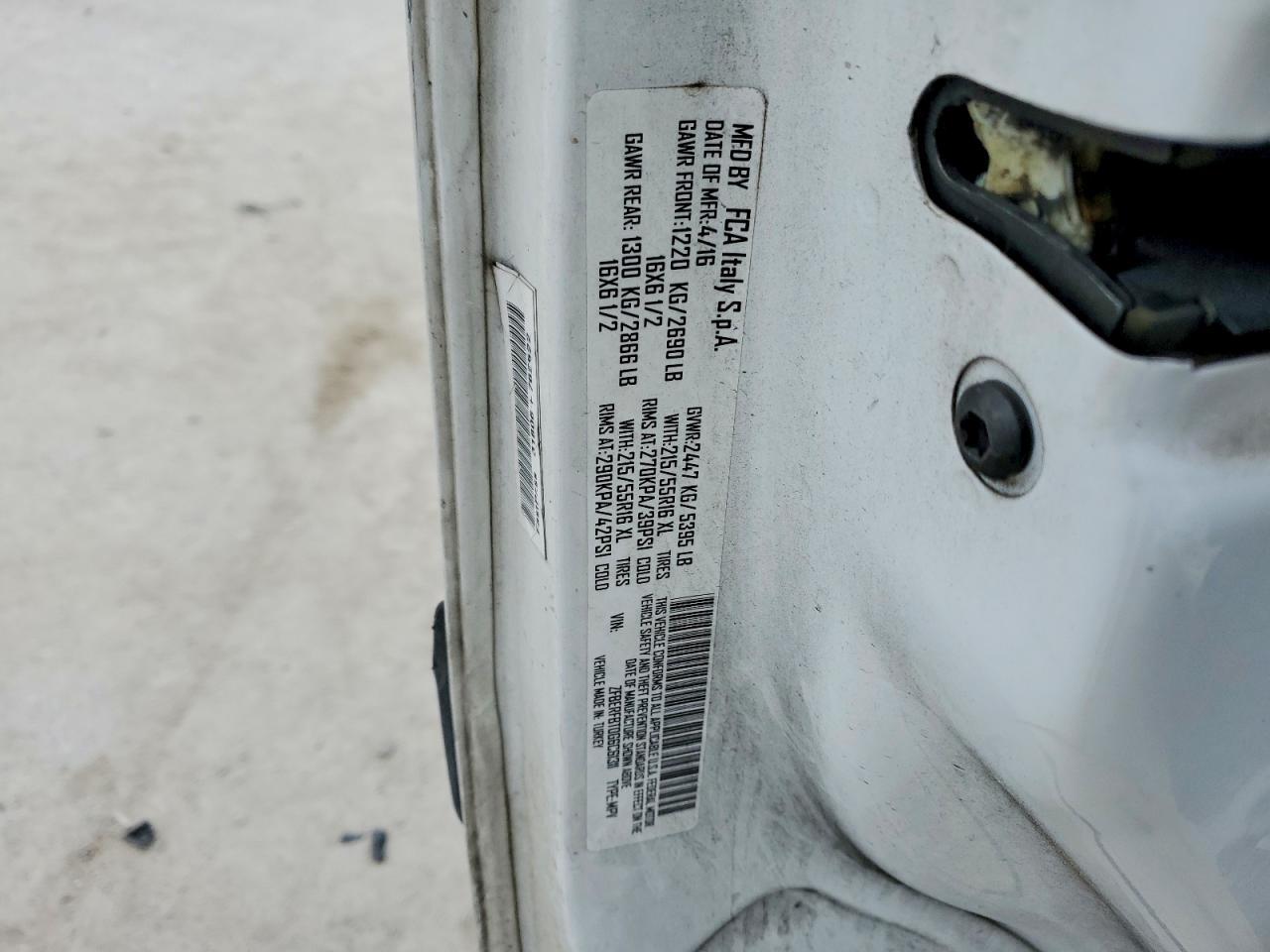 2016 Dodge Ram Promaster City slt