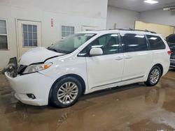 Salvage cars for sale from Copart Davison, MI: 2011 Toyota Sienna xle