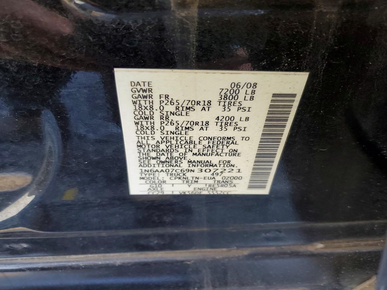 2009 Nissan Titan xe