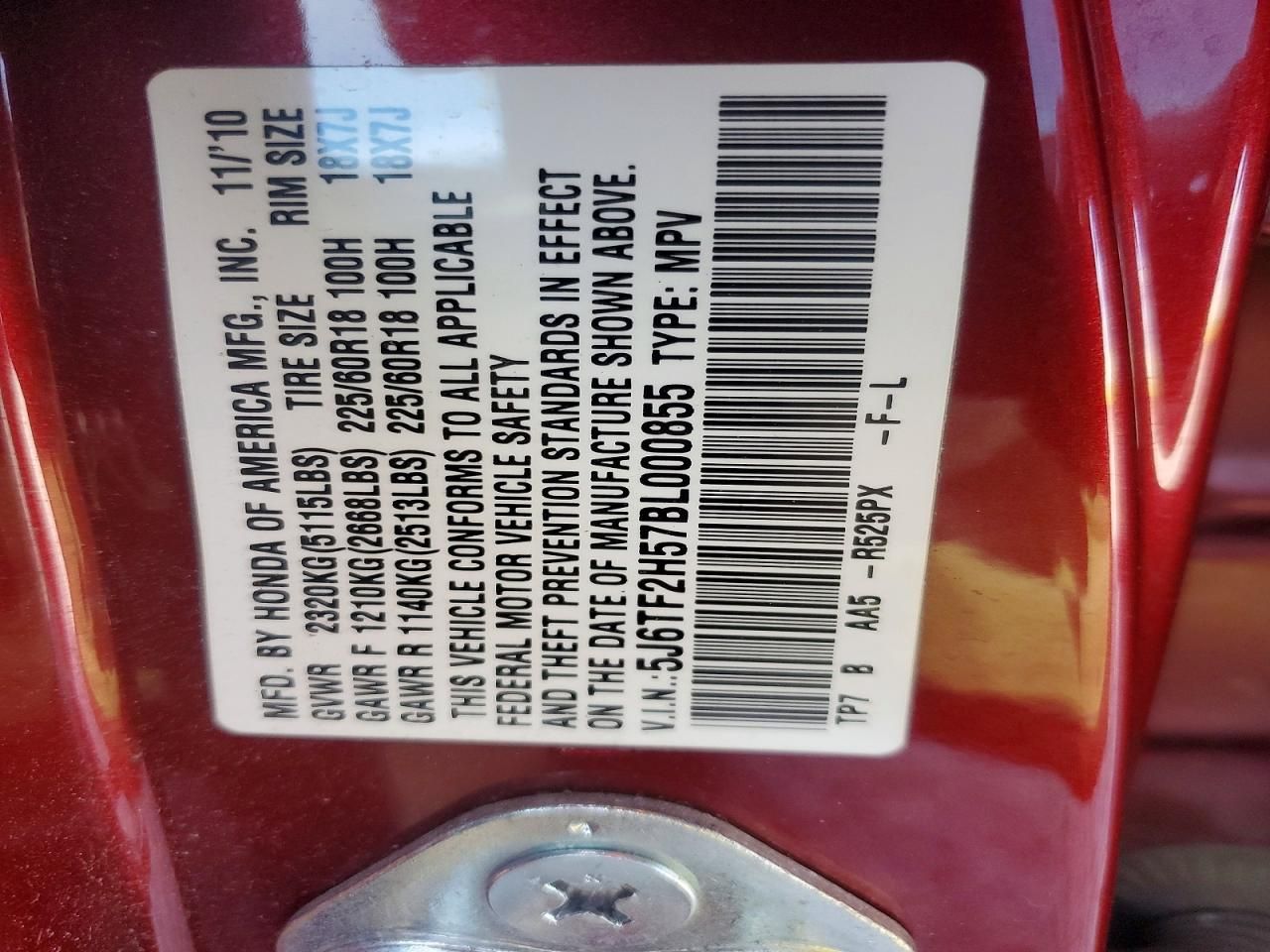 2011 Honda Accord Crosstour exl