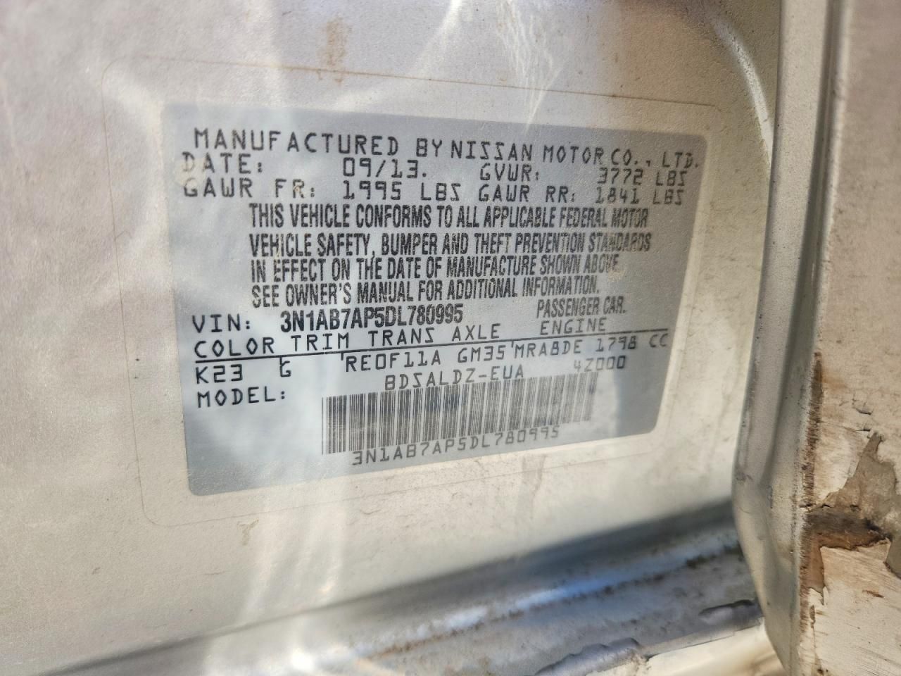 2013 Nissan Sentra s