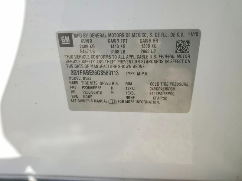 2016 Cadillac Srx Luxury Collection