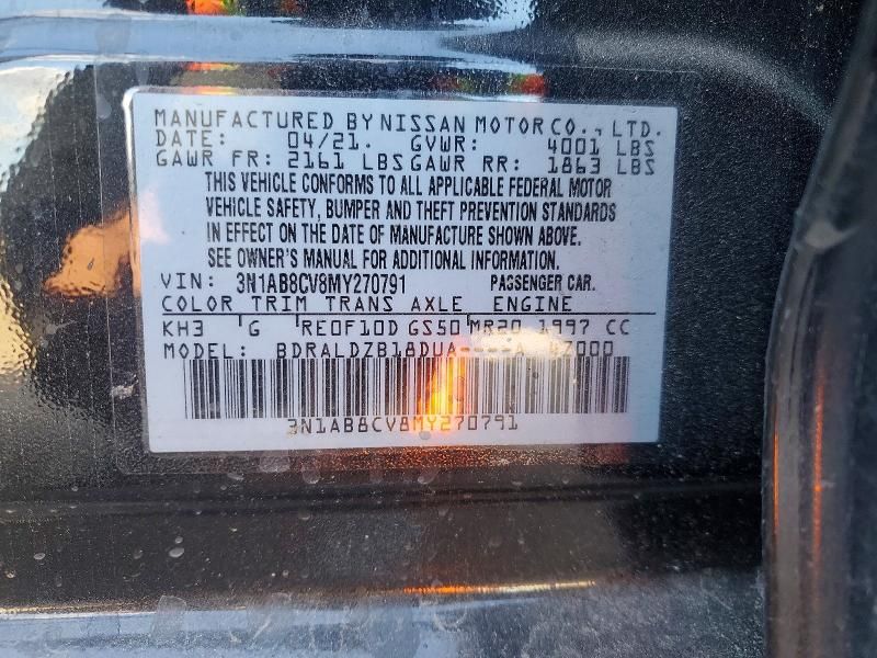 2021 Nissan Sentra sv