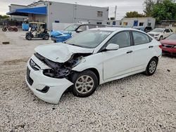 Hyundai Accent salvage cars for sale: 2012 Hyundai Accent gls