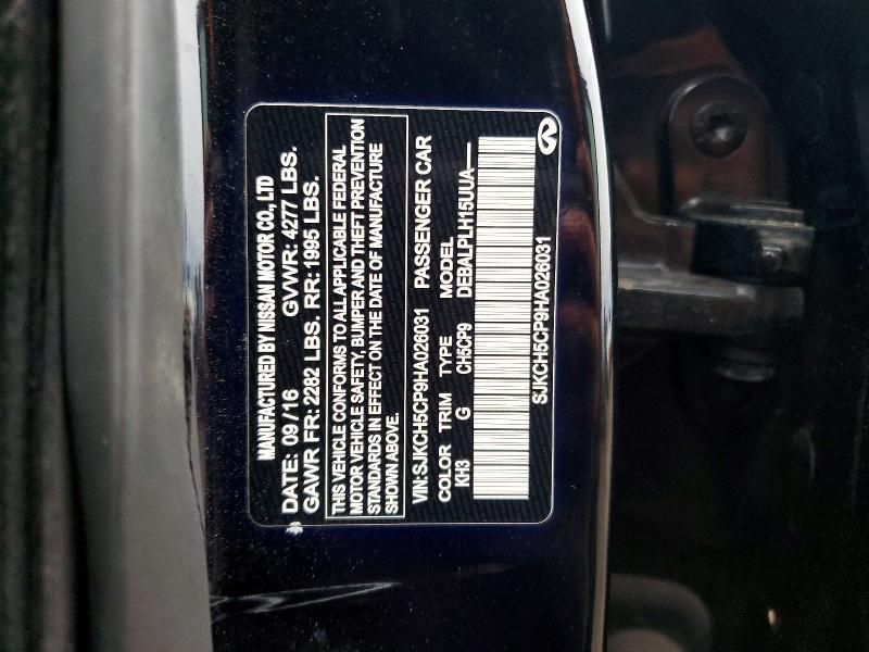 2017 Infiniti Qx30 Base