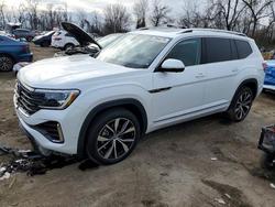 Volkswagen salvage cars for sale: 2024 Volkswagen Atlas sel Premium R-line