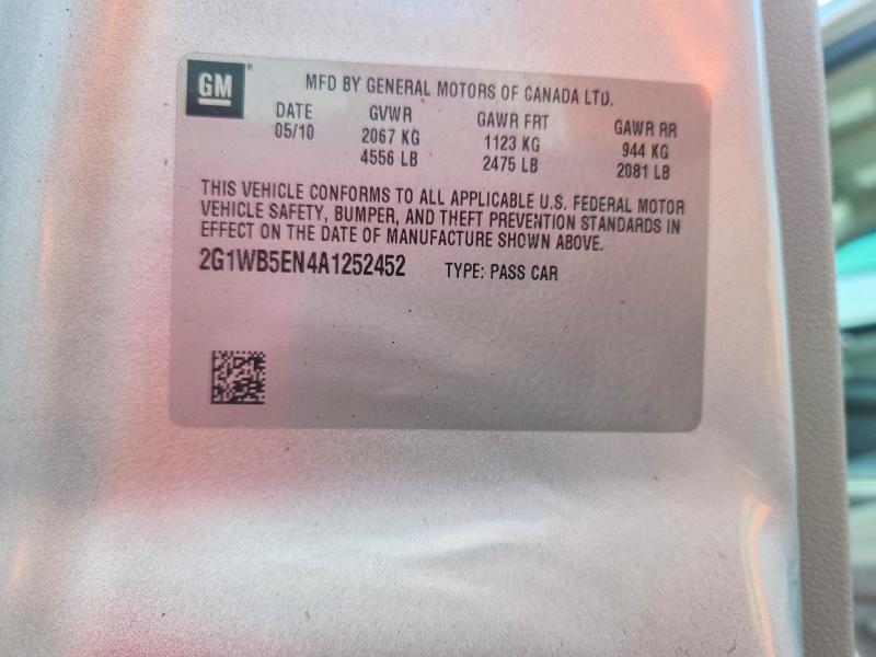 2010 Chevrolet Impala lt