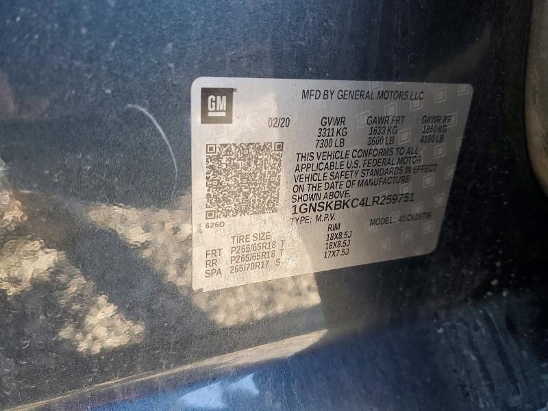 2020 Chevrolet Tahoe K1500 lt