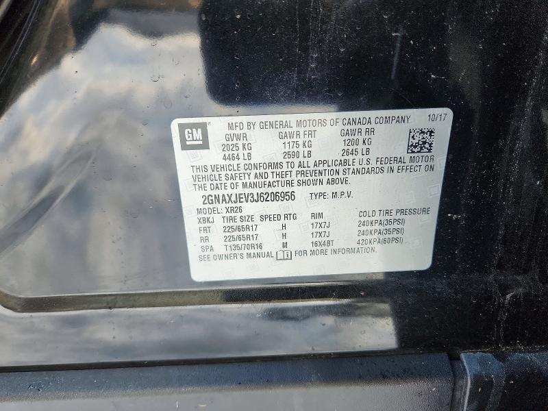 2018 Chevrolet Equinox lt