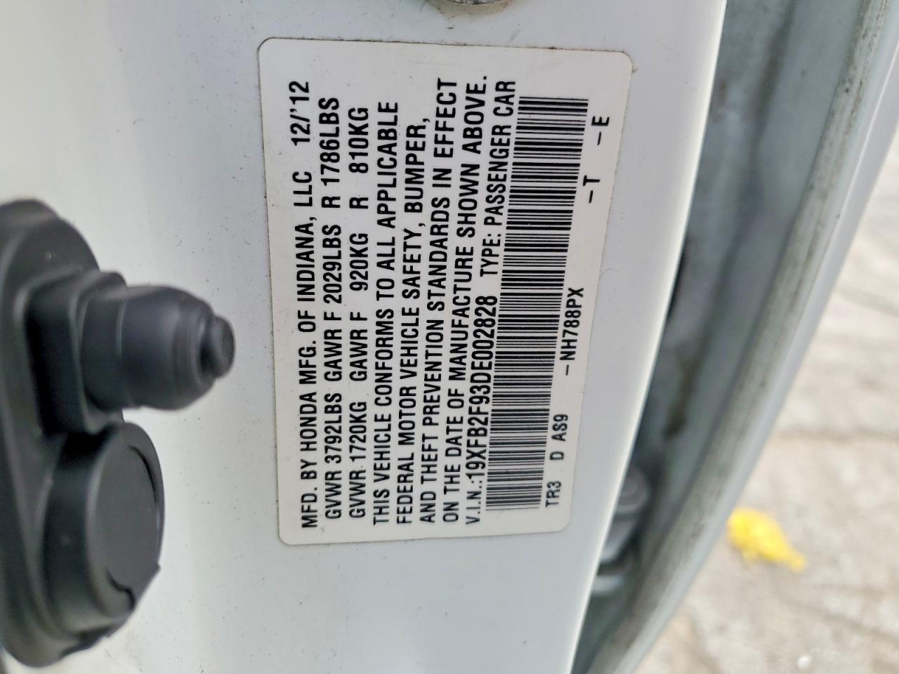2013 Honda Civic exl