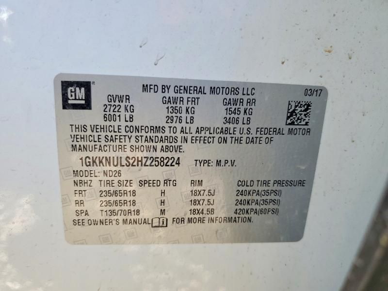 2017 GMC Acadia Slt-1