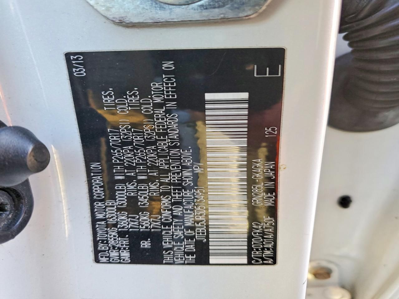 2013 Toyota 4runner SR5