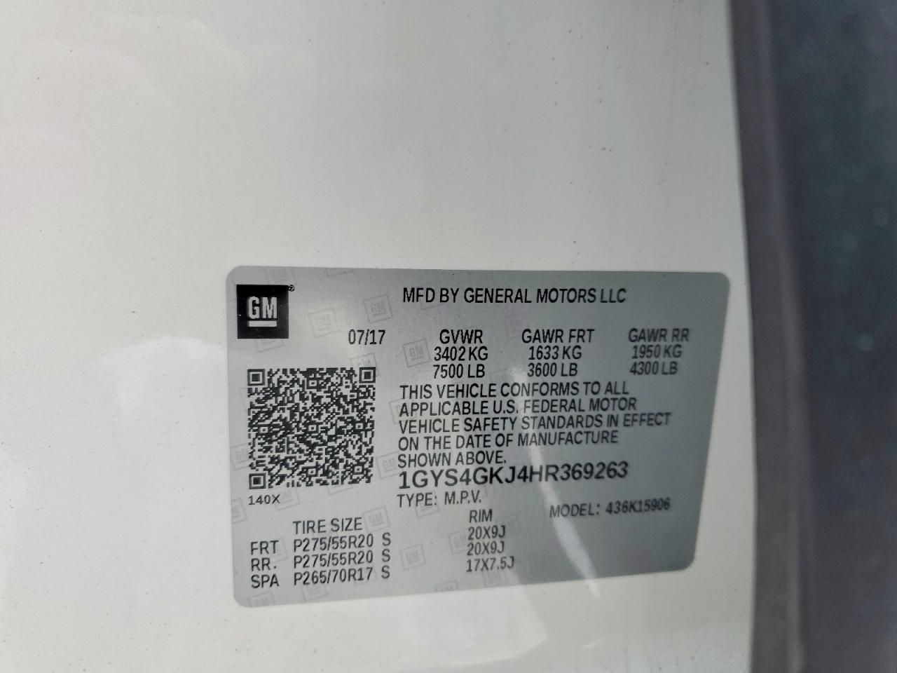 2017 Cadillac Escalade esv