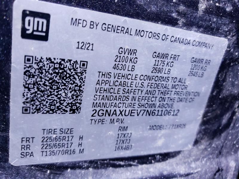 2022 Chevrolet Equinox lt