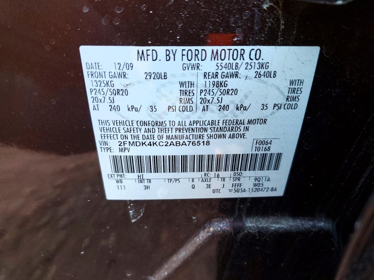 2010 Ford Edge Limited