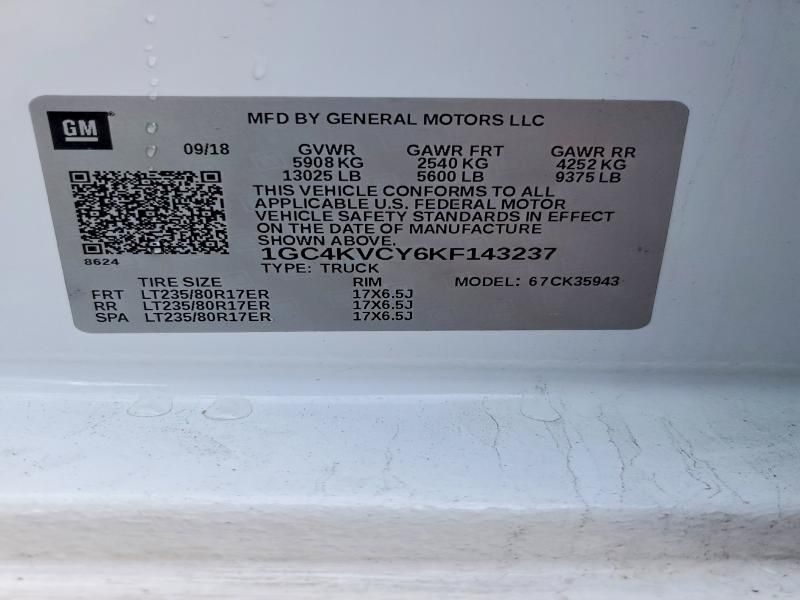 2019 Chevrolet Silverado K3500