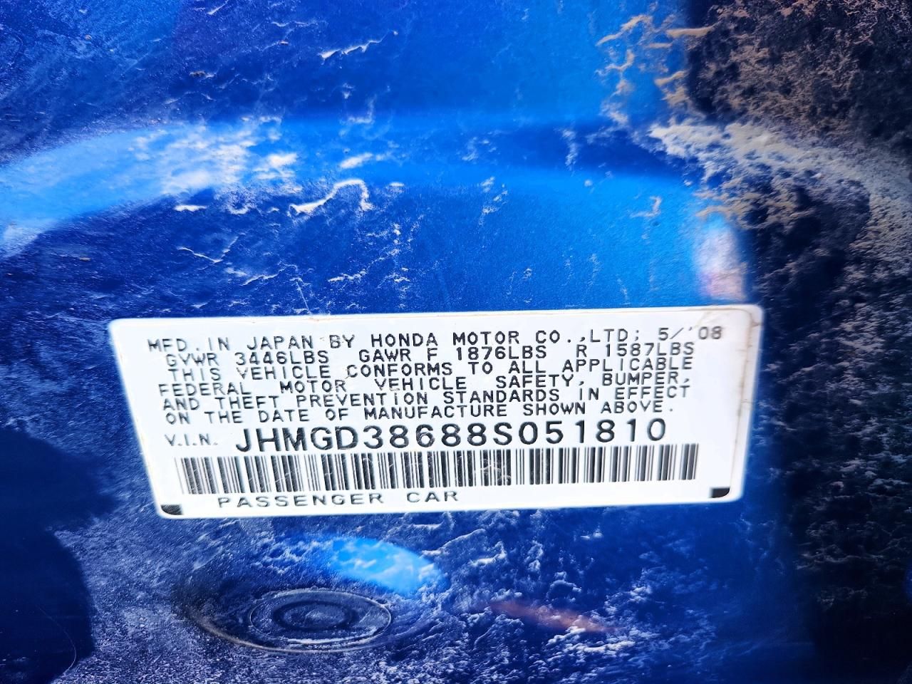 2008 Honda Fit Sport