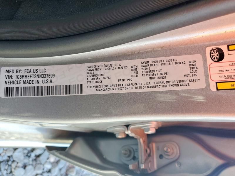 2022 Dodge Ram 1500 big Horn/lone Star