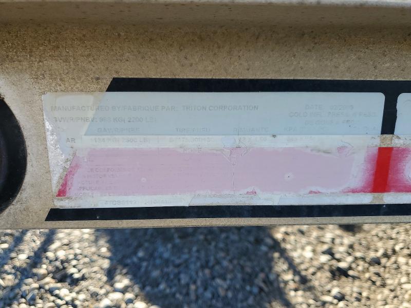 2009 Triton Snowmobile Trailer