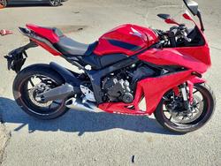 Salvage motorcycles for sale at San Diego, CA auction: 2024 Honda CBR650 R