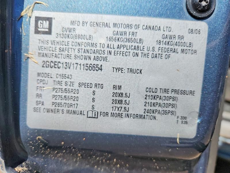 2007 Chevrolet Silverado C1500 Classic Crew Cab