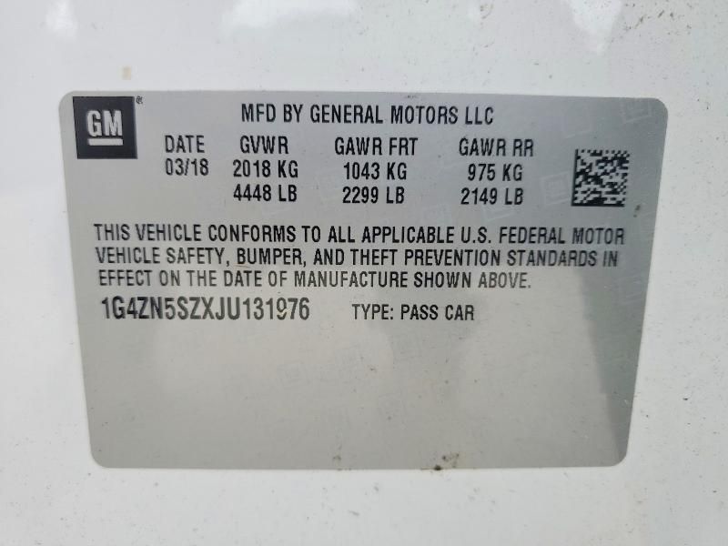 2018 Buick Lacrosse Preferred