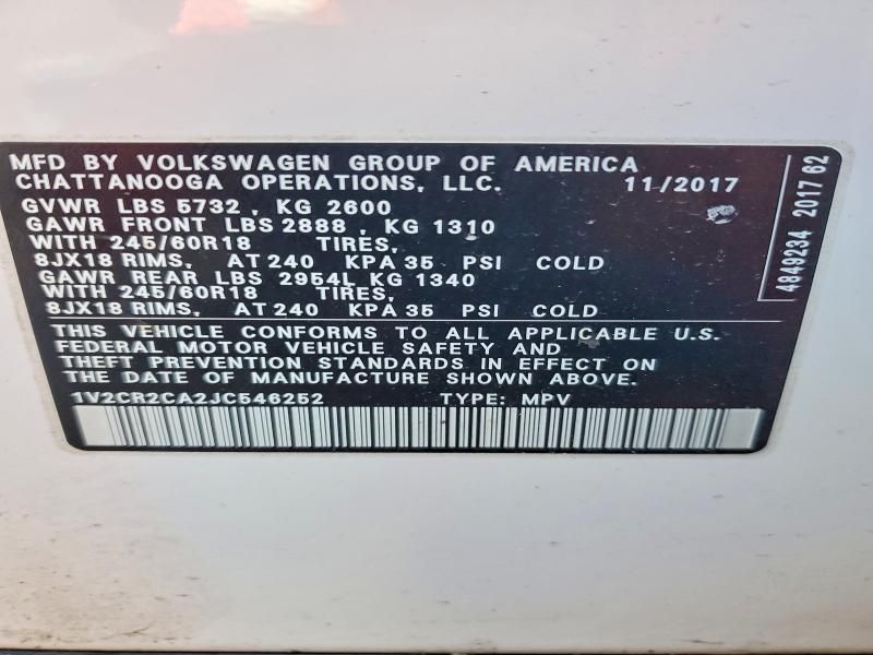 2018 Volkswagen Atlas se