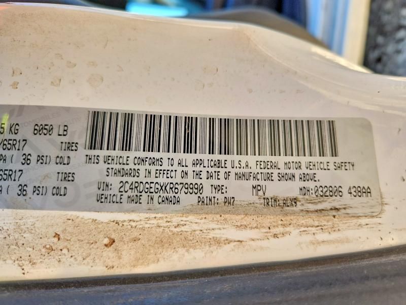 2019 Dodge Grand Caravan gt