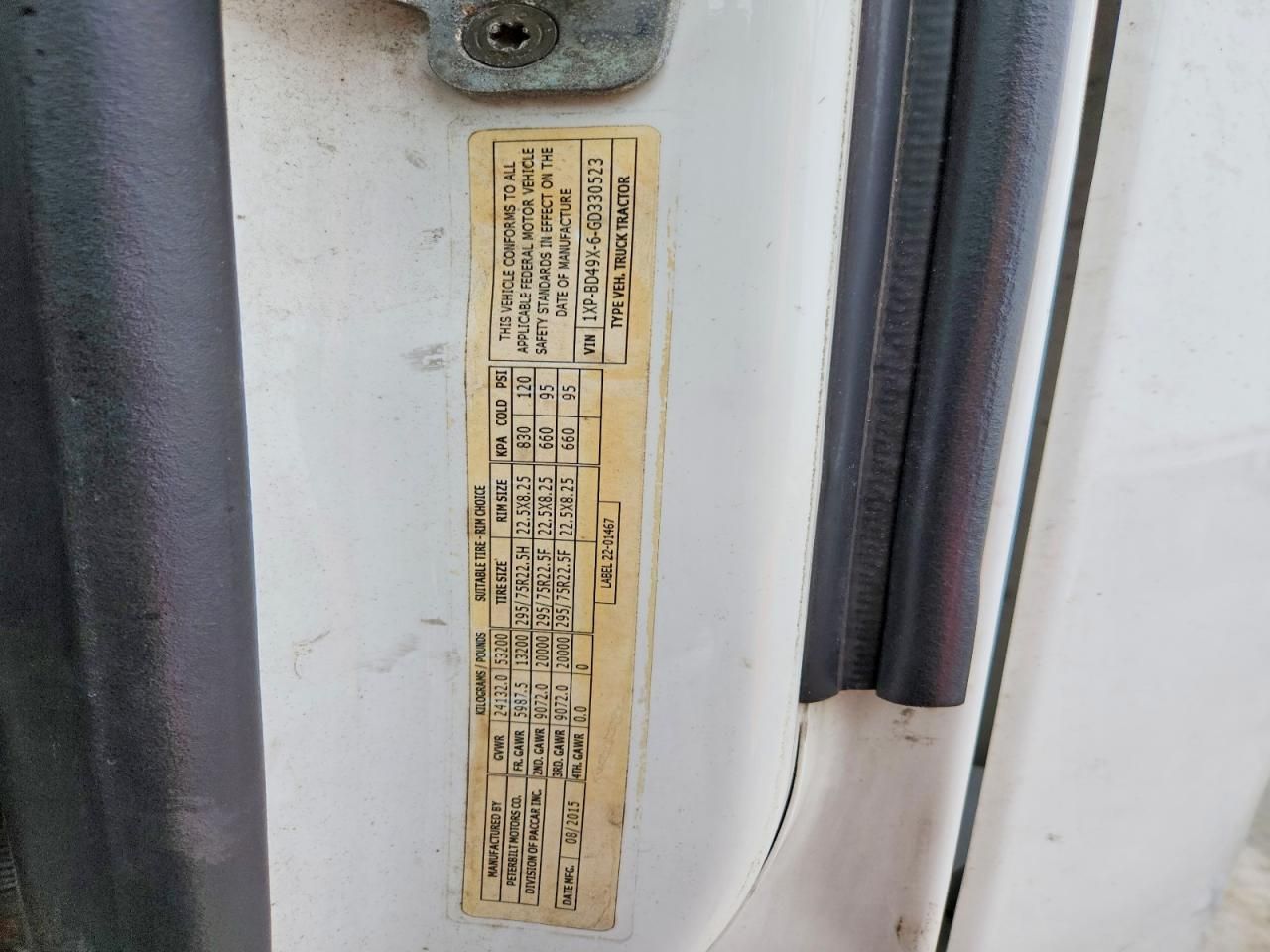 2016 Peterbilt Tractor 2016 Peterbilt 579 Semi Truck