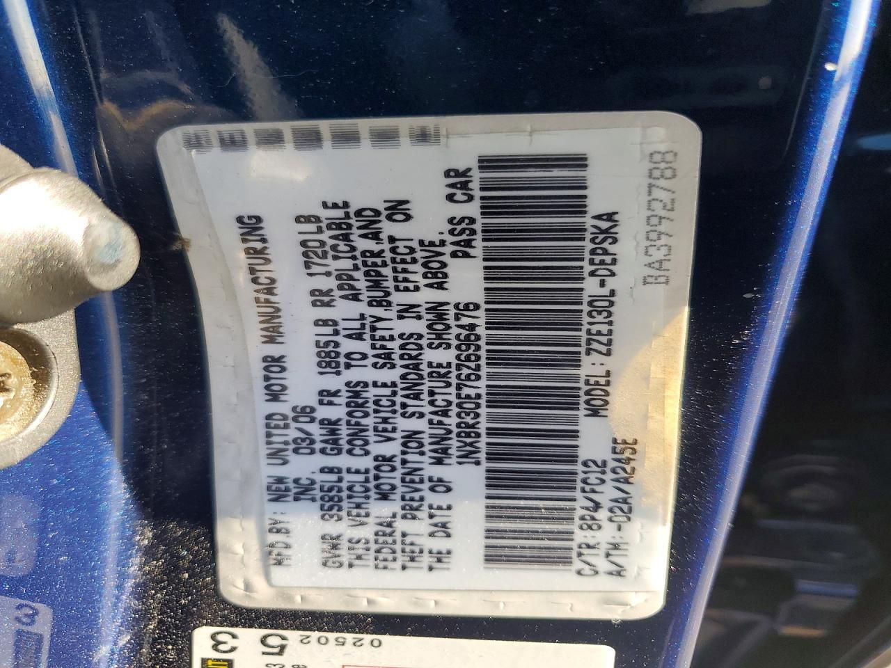 2006 Toyota Corolla ce