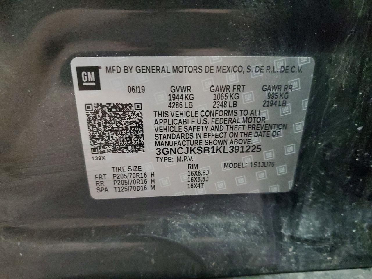 2019 Chevrolet Trax ls