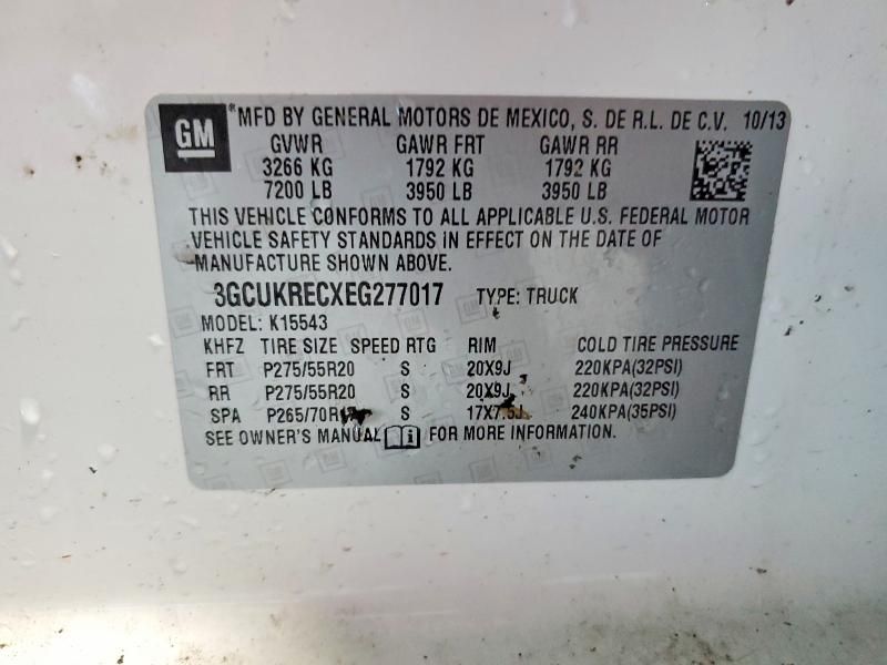 2014 Chevrolet Silverado K1500 lt