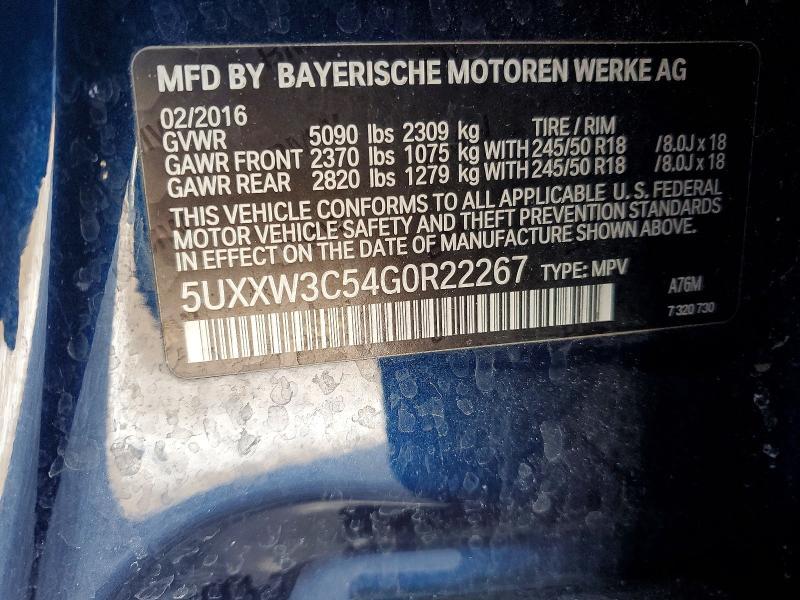 2016 BMW X4 Xdrive28i