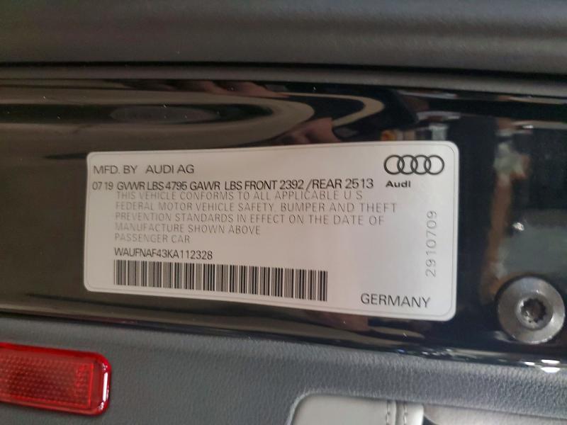 2019 Audi A4 Prestige