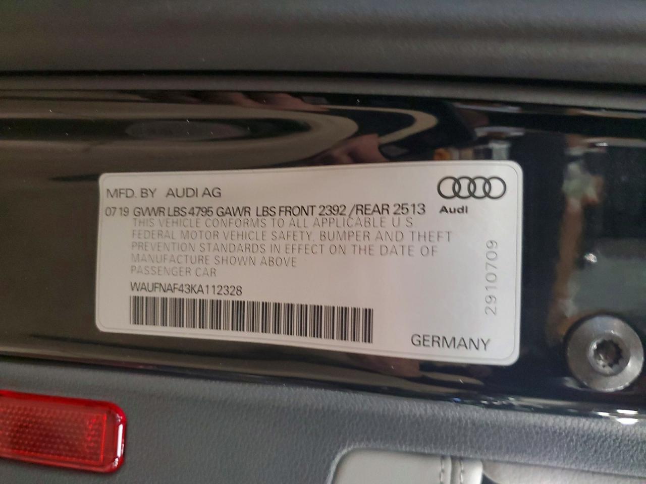2019 Audi A4 Prestige