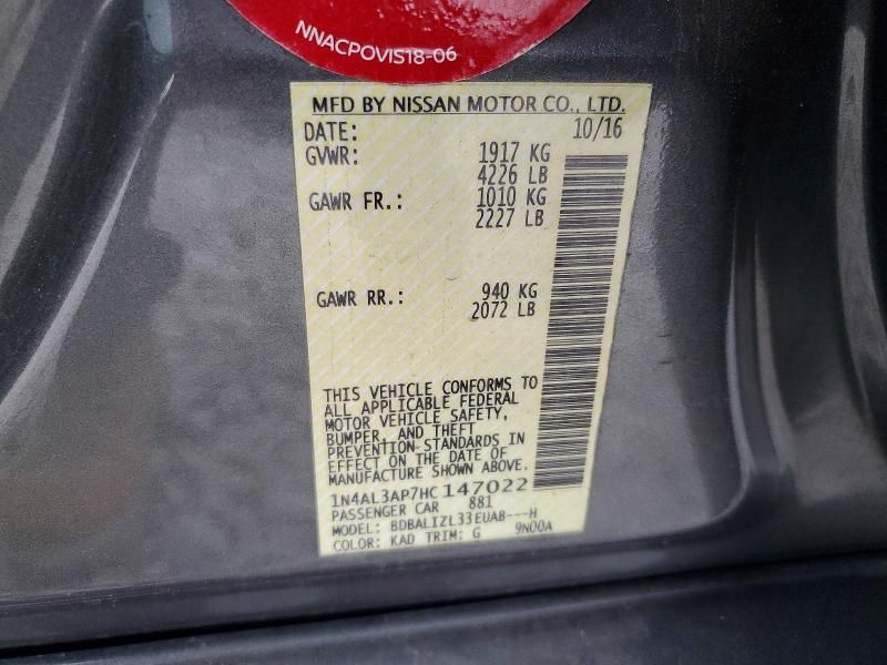 2017 Nissan Altima 2.5