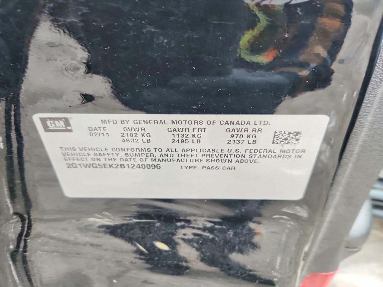 2011 Chevrolet Impala lt