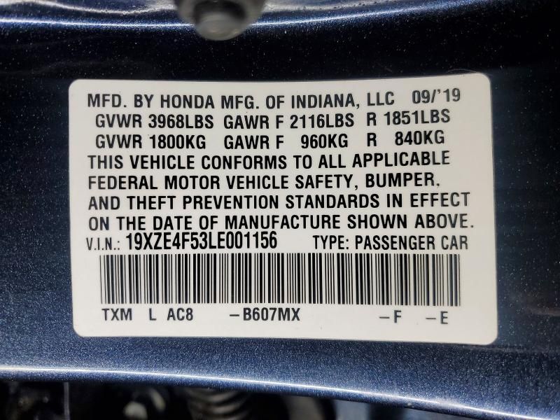 2020 Honda Insight ex