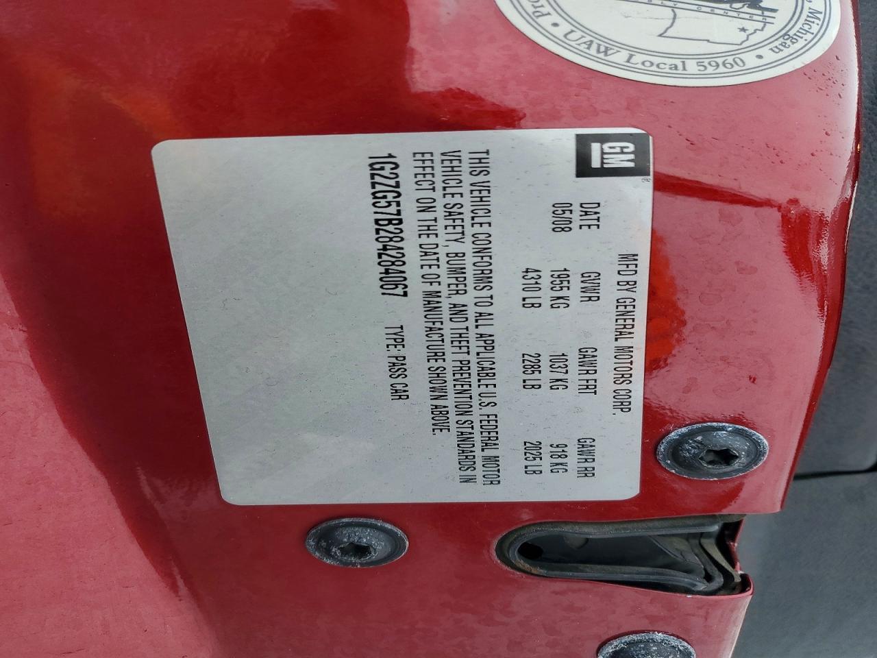 2008 Pontiac G6 Base