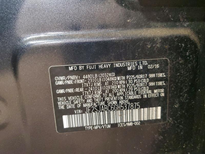 2016 Subaru Forester 2.5i