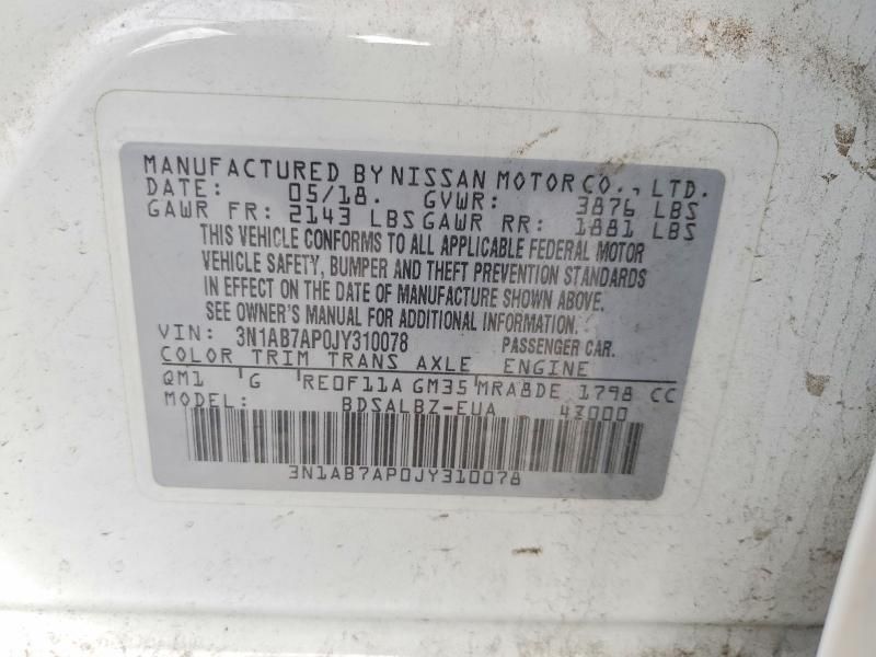 2018 Nissan Sentra s