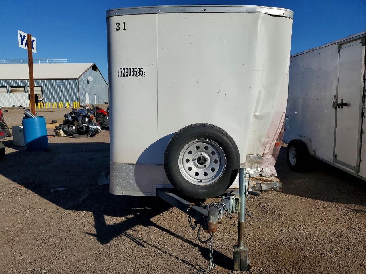 2018 LGS Enclosed Cargo Trailer