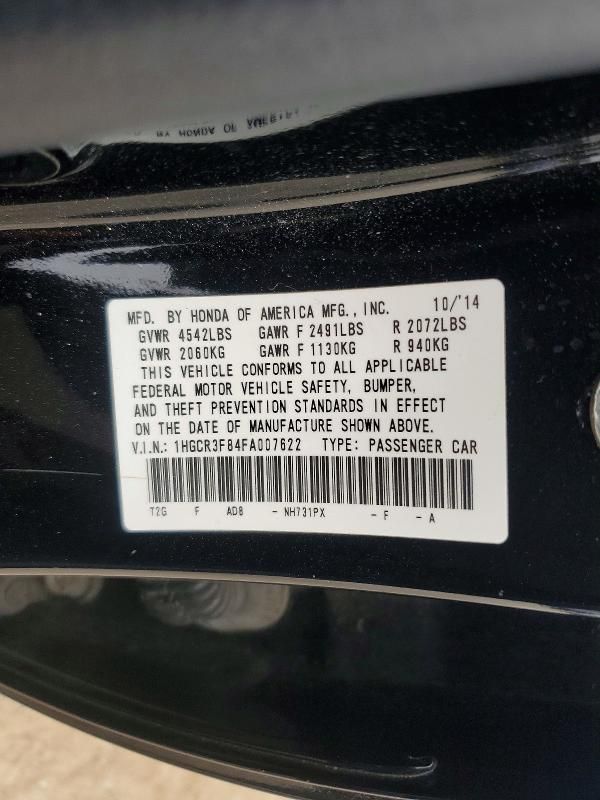 2015 Honda Accord exl