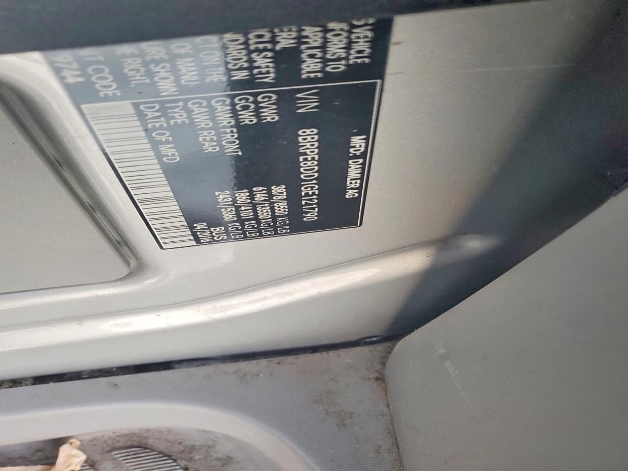 2016 Mercedes-Benz Sprinter 2500