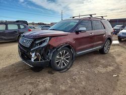Ford Explorer salvage cars for sale: 2016 Ford Explorer Platinum