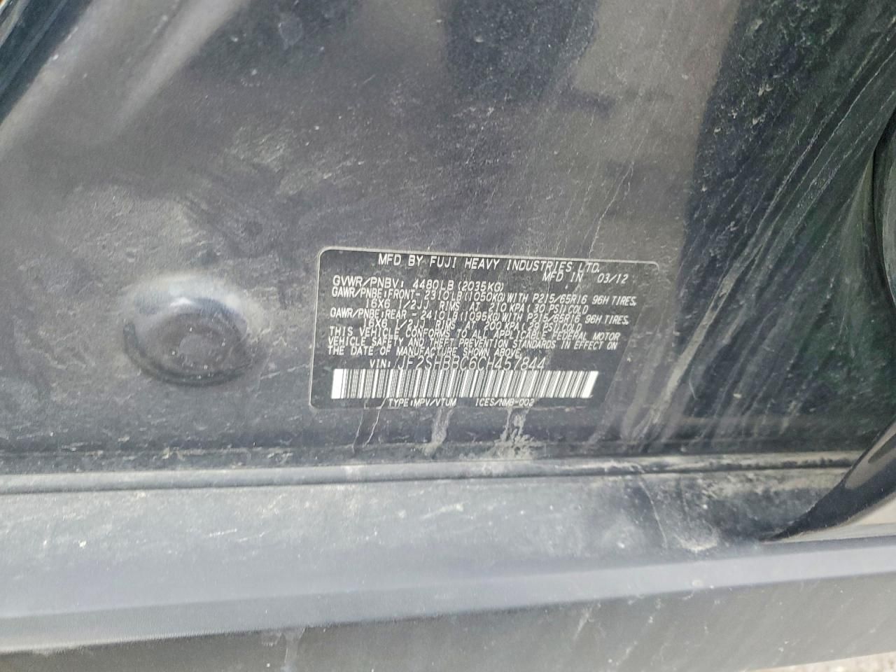 2012 Subaru Forester 2.5x